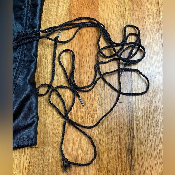 Victorian Black Zip Up Corset Size 34 inch - Picture 9 of 9